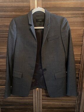 J. Crew women’s Dark Charcoal Blazer